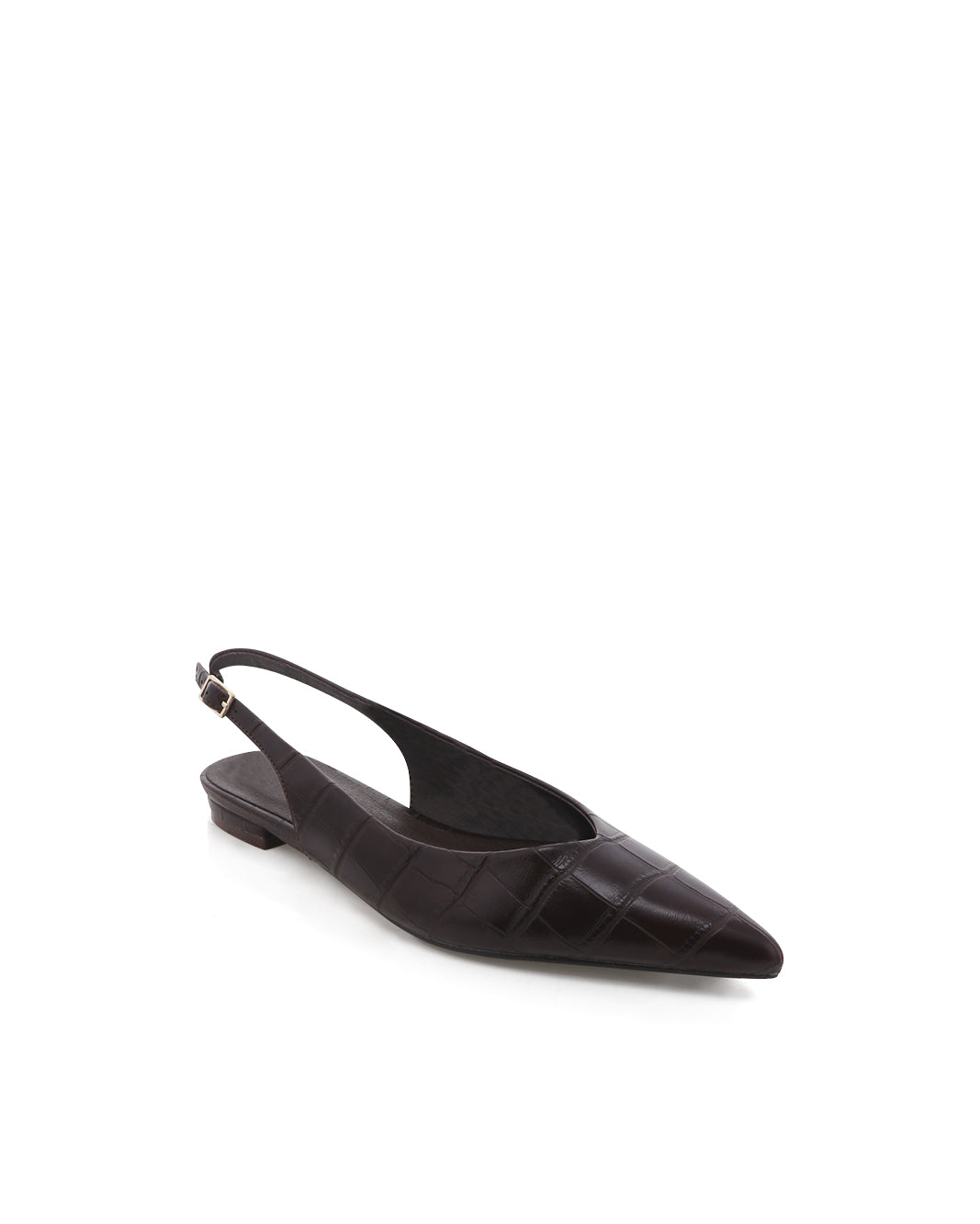 BILLINI MARIELLE SLING BACK FLAT - CHOCOLATE SCALE