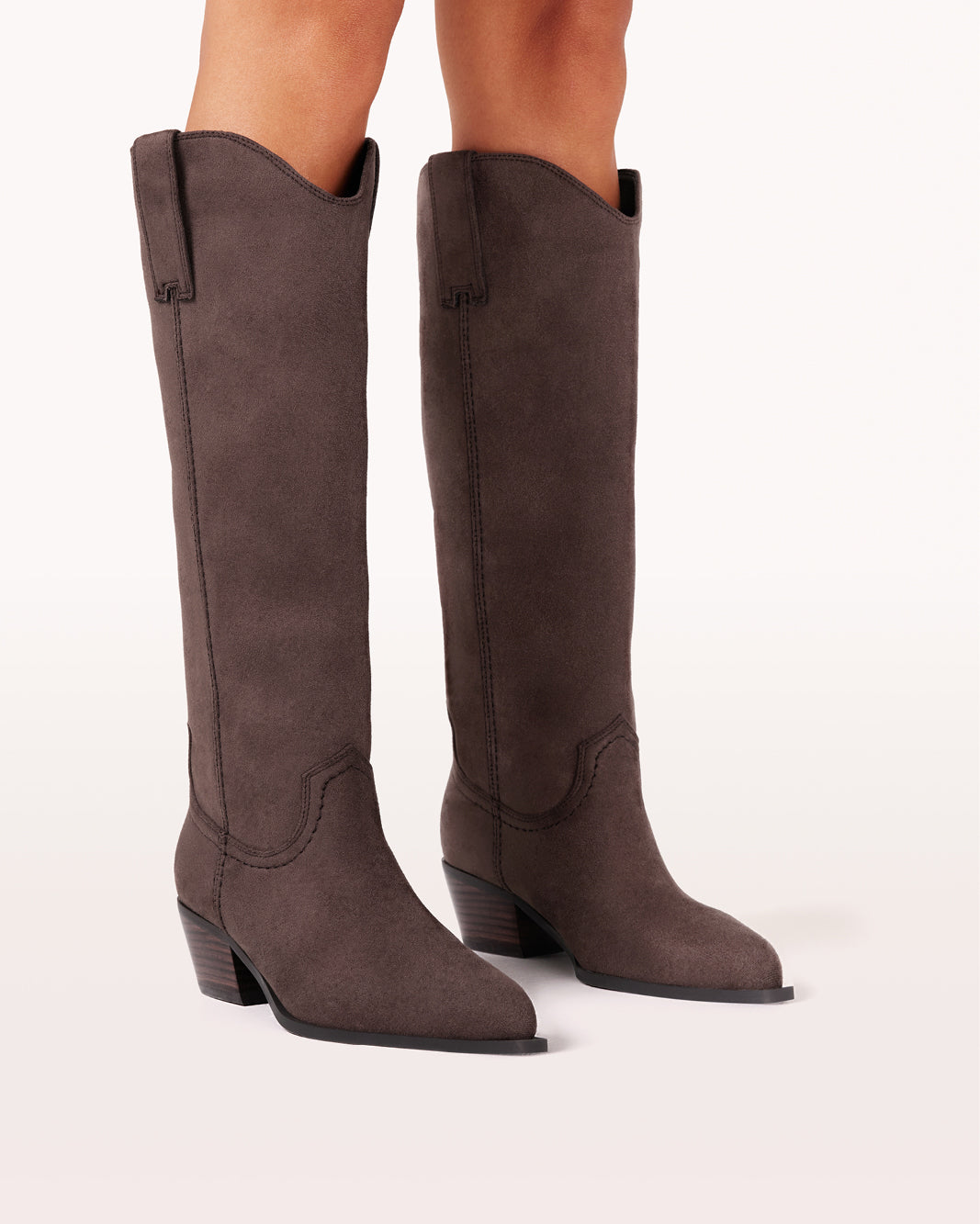 BILLINI MEREDITH WESTERN BOOT - MACCHIATO SUEDE