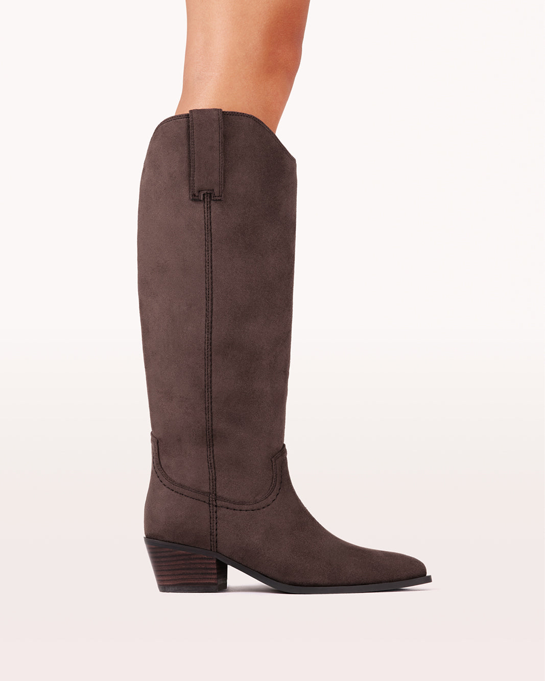 BILLINI MEREDITH WESTERN BOOT - MACCHIATO SUEDE