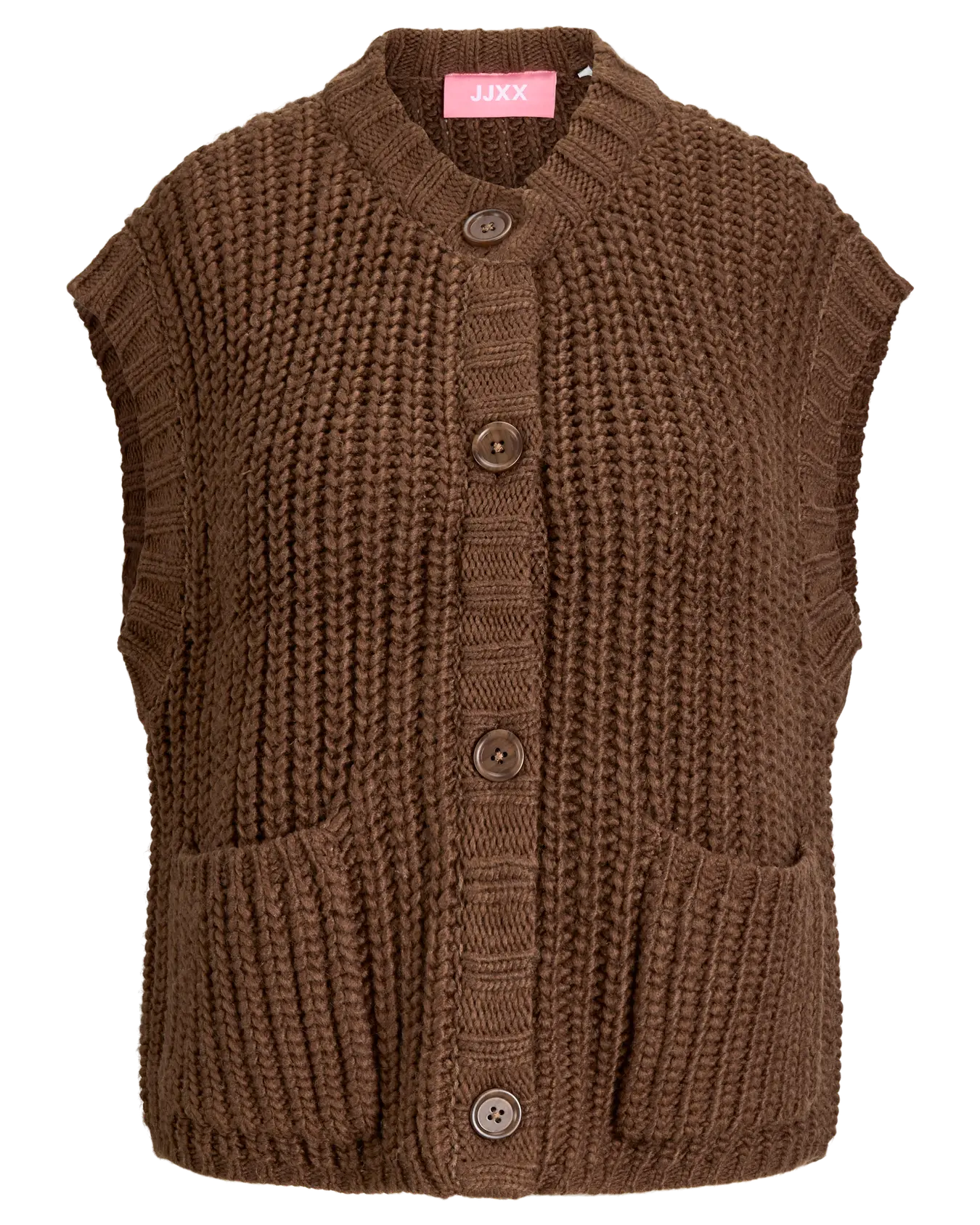 JJXX KELLY CHUNKY VEST - CARAFE