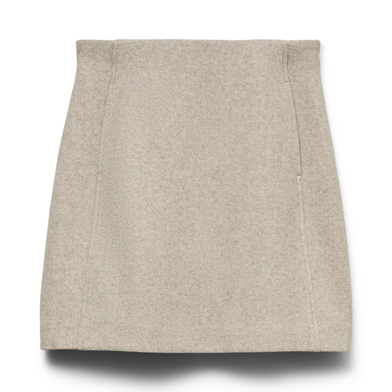 VM FORTUNE HW SKIRT - SILVER MINK MELANGE
