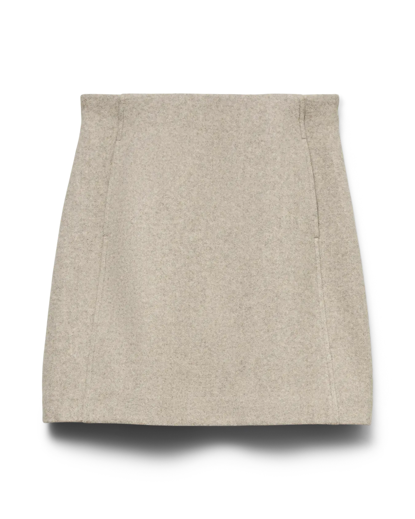 VM FORTUNE HW SKIRT - SILVER MINK MELANGE