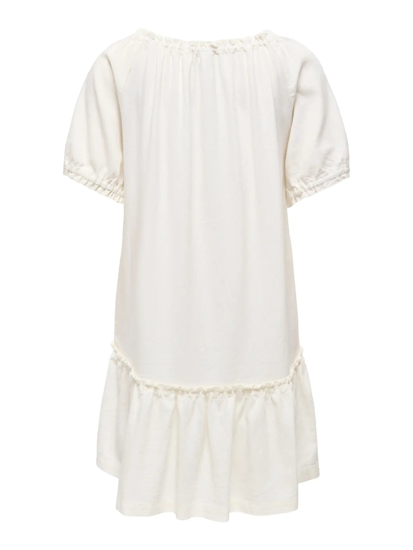 ONLY GOA LINEN DRESS - CLOUD DANCER