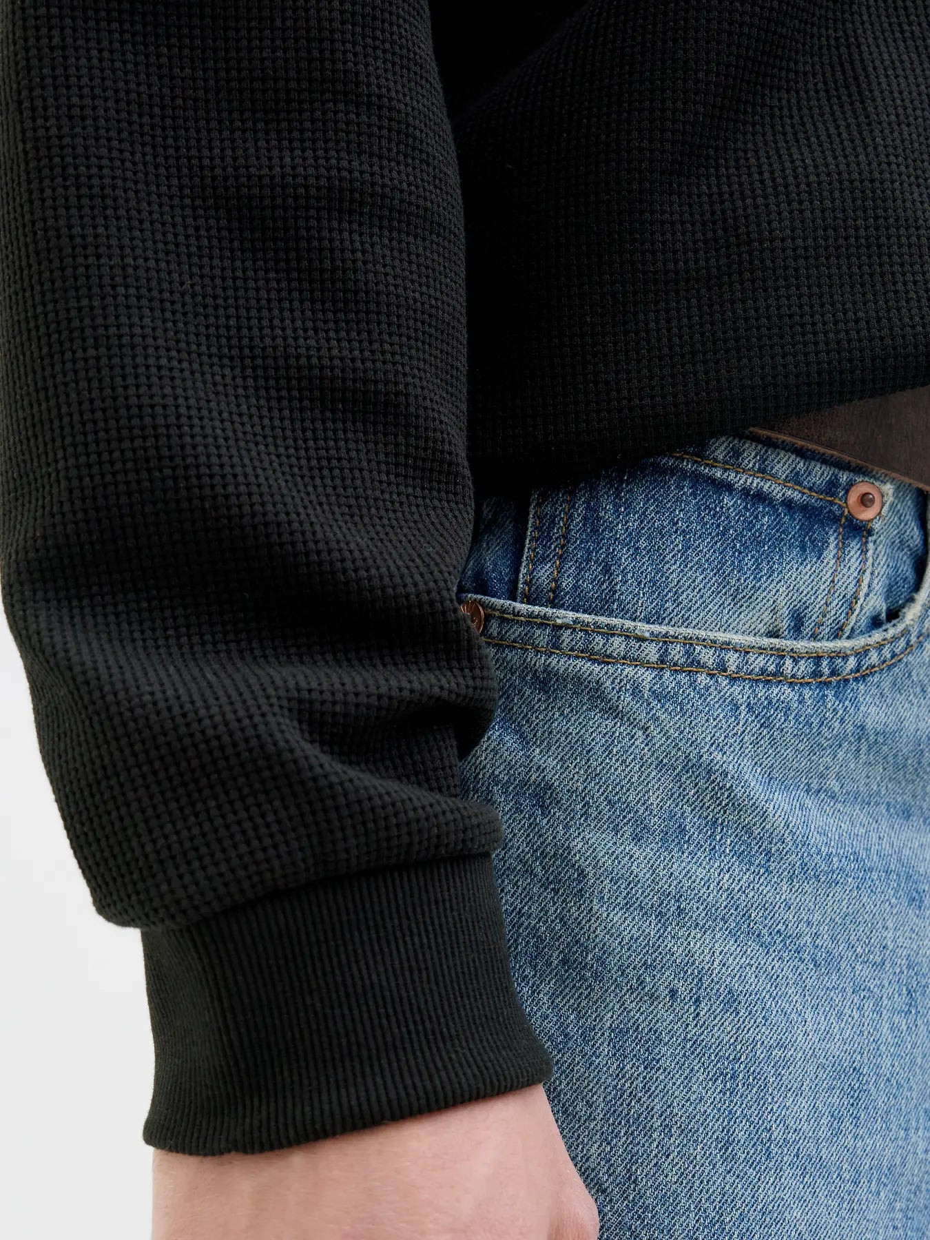 DOVER LS HENLEY - BLACK