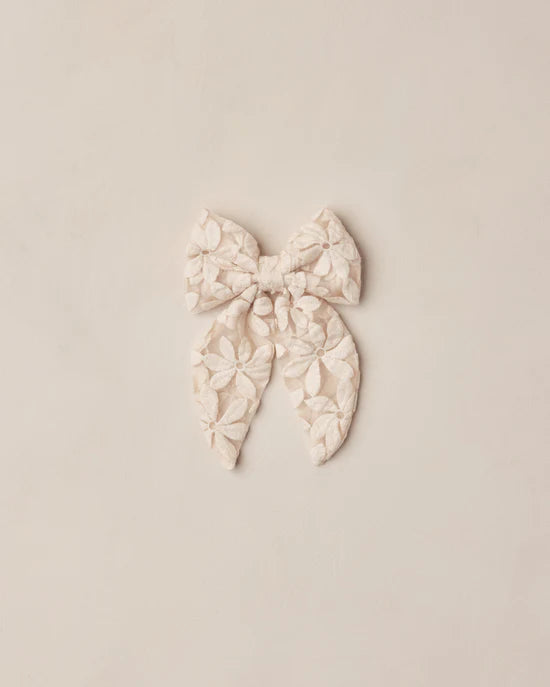 NORALEE EVERLY BOW - EMBROIDERED DAISY