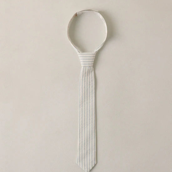 NORALEE SKINNY TIE - SKY STRIPE