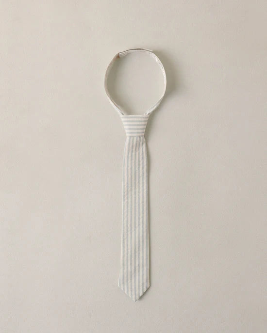 NORALEE SKINNY TIE - SKY STRIPE