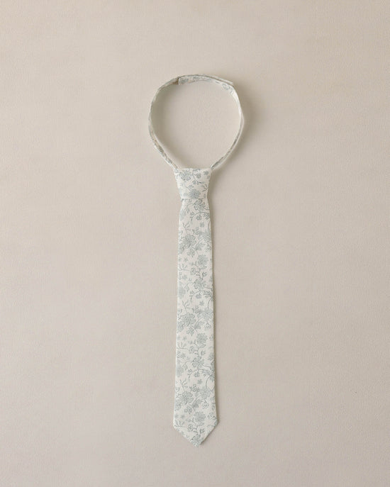 NORALEE SKINNY TIE - SKY FLORAL