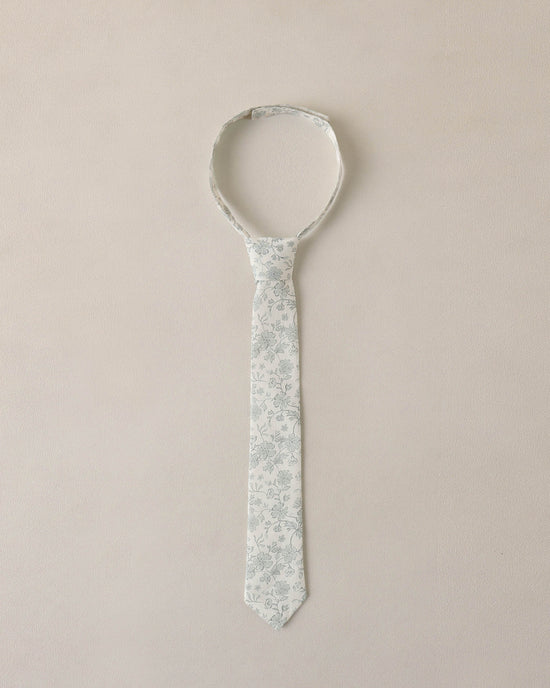 NORALEE SKINNY TIE - SKY FLORAL