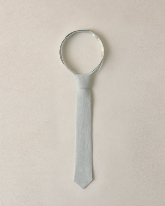 NORALEE SKINNY TIE - HEATHERED MIST