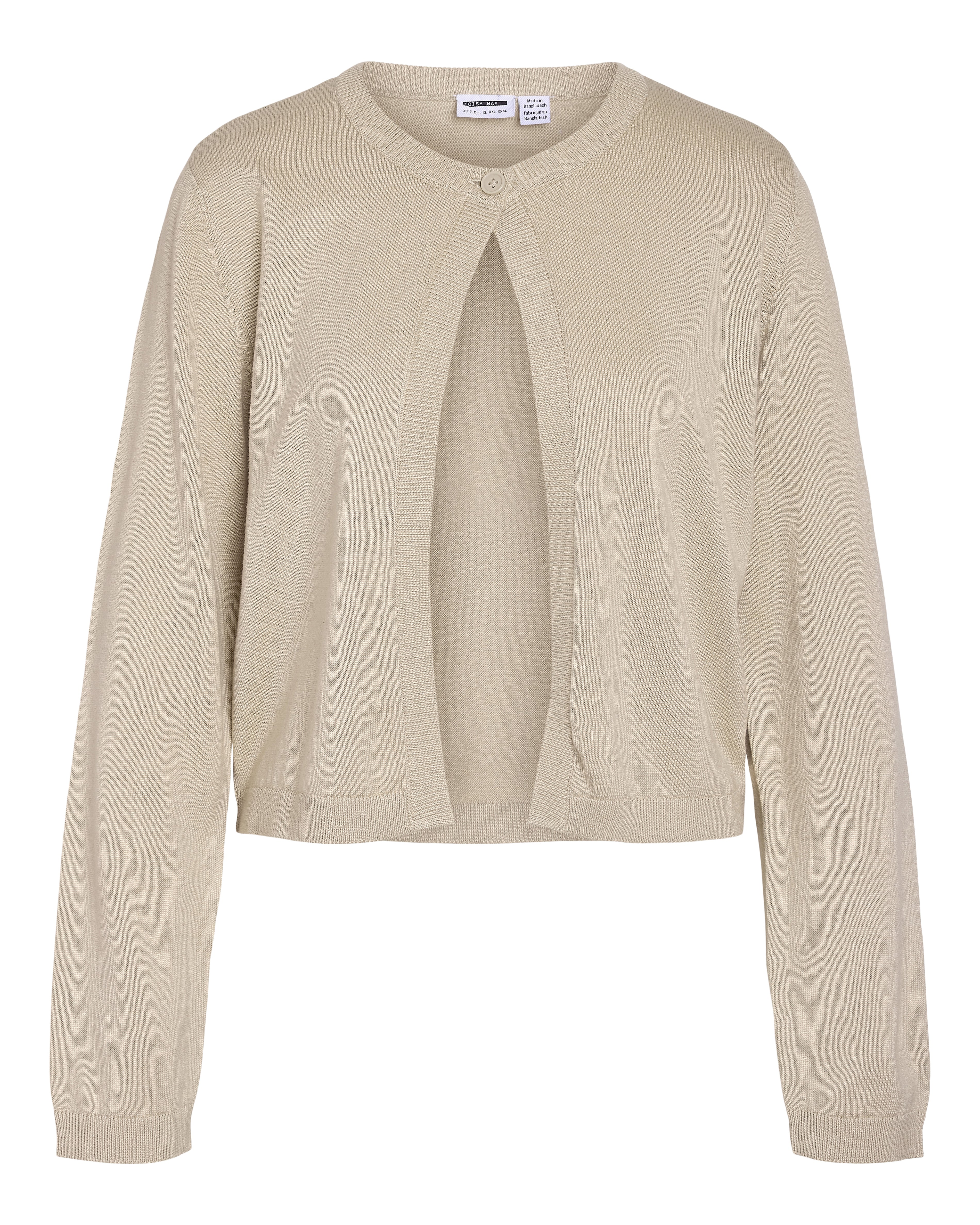 NM MAYSA LS O NECK CARDIGAN - SILVER LINING