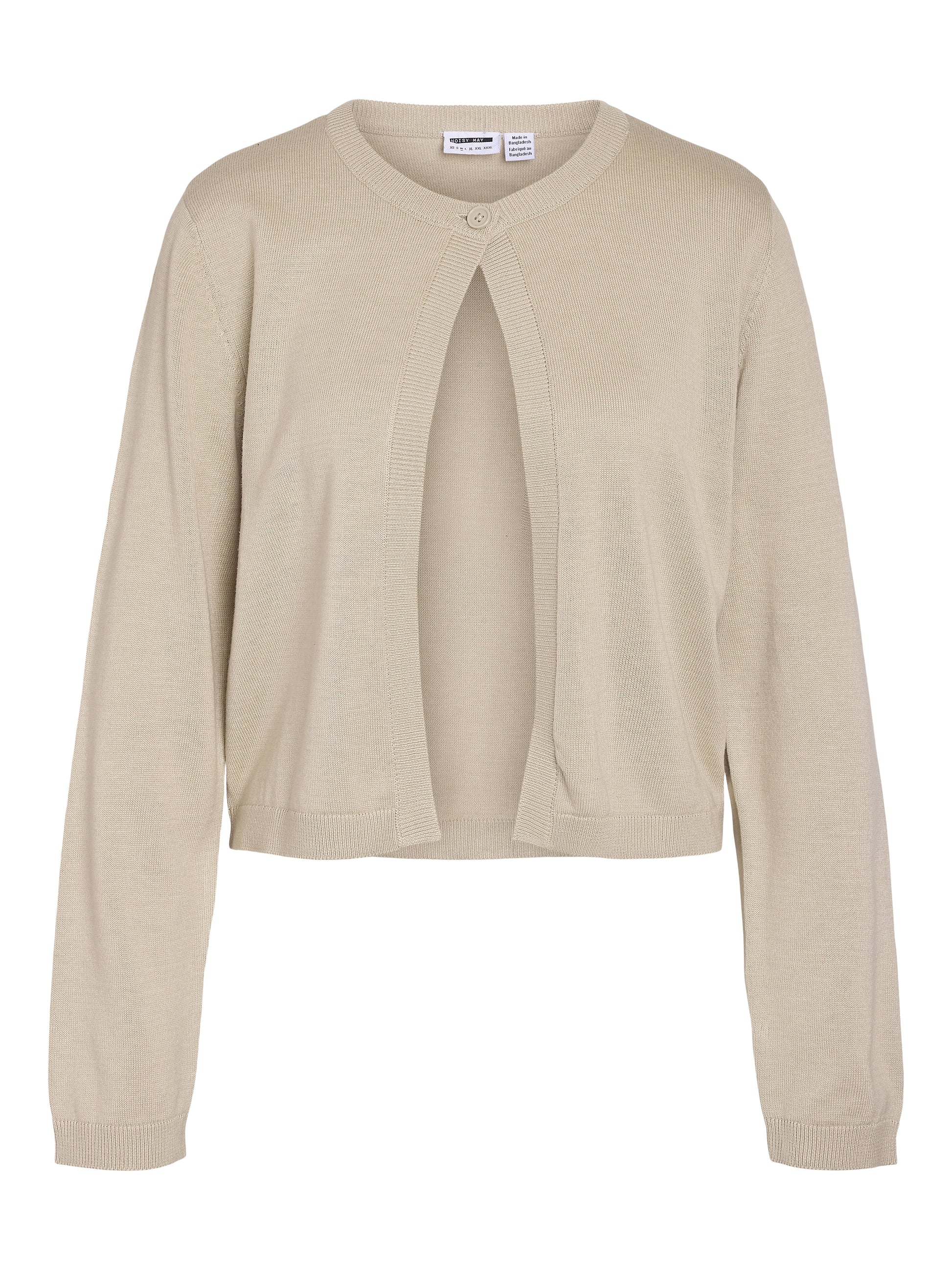 NM MAYSA LS O NECK CARDIGAN - SILVER LINING