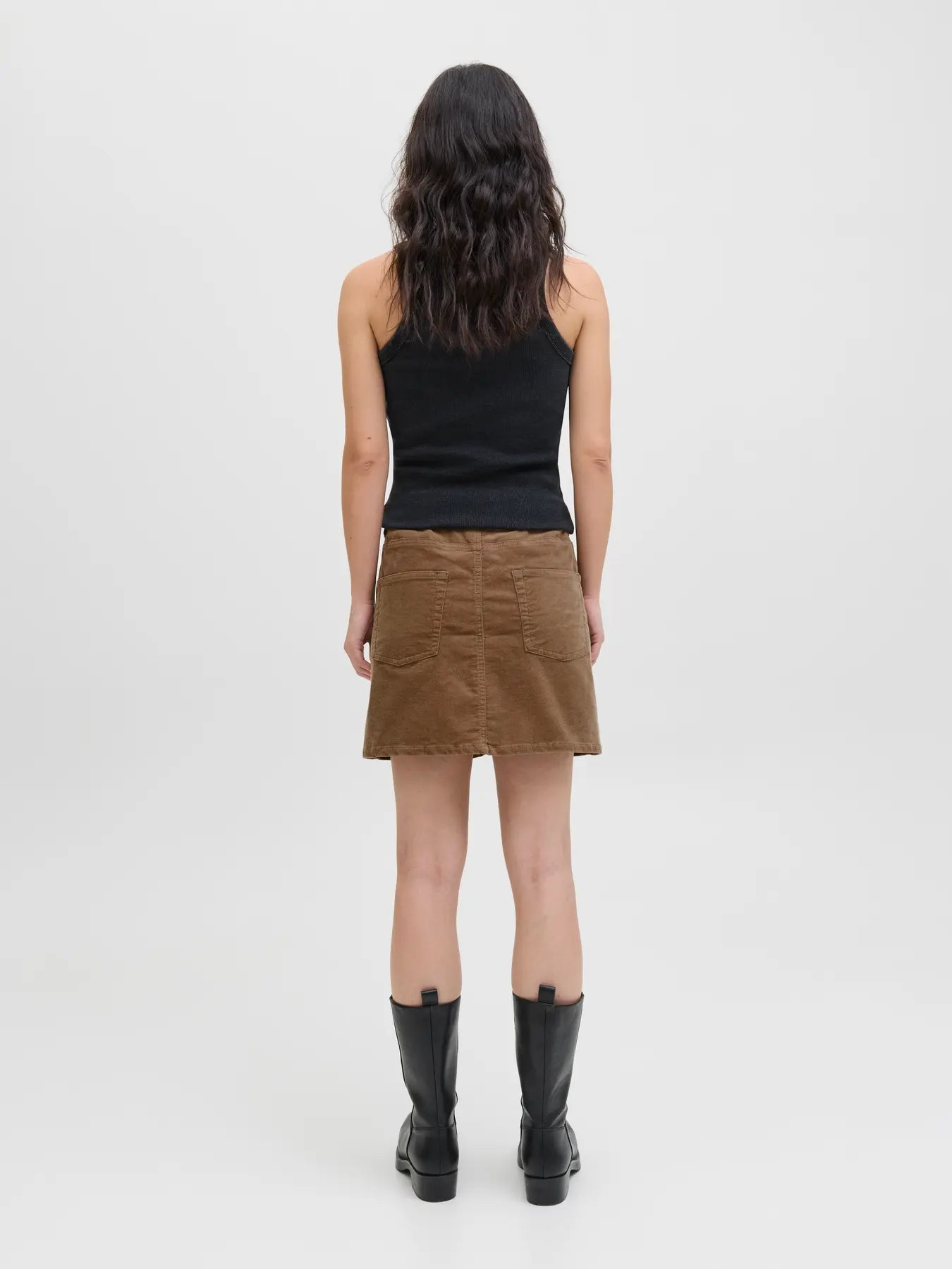 JJXX GELLY HW SKIRT - OTTER