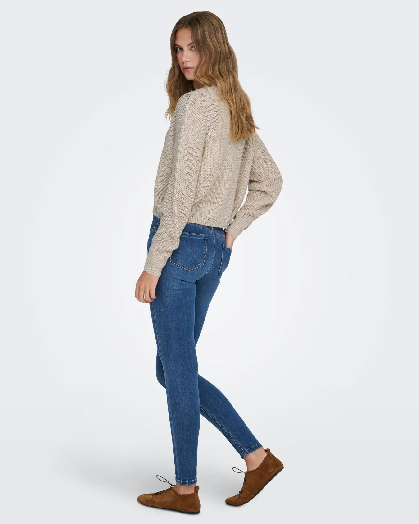 VM CAROL V NECK CARDIGAN - PUMICE STONE