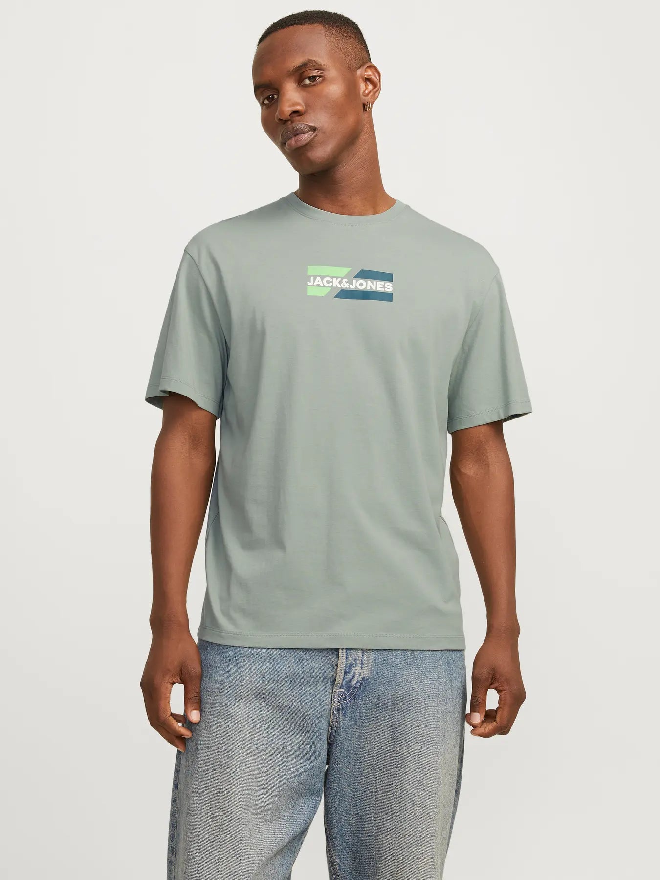 CORP GRAPHIC TEE - ICEBURG GREEN