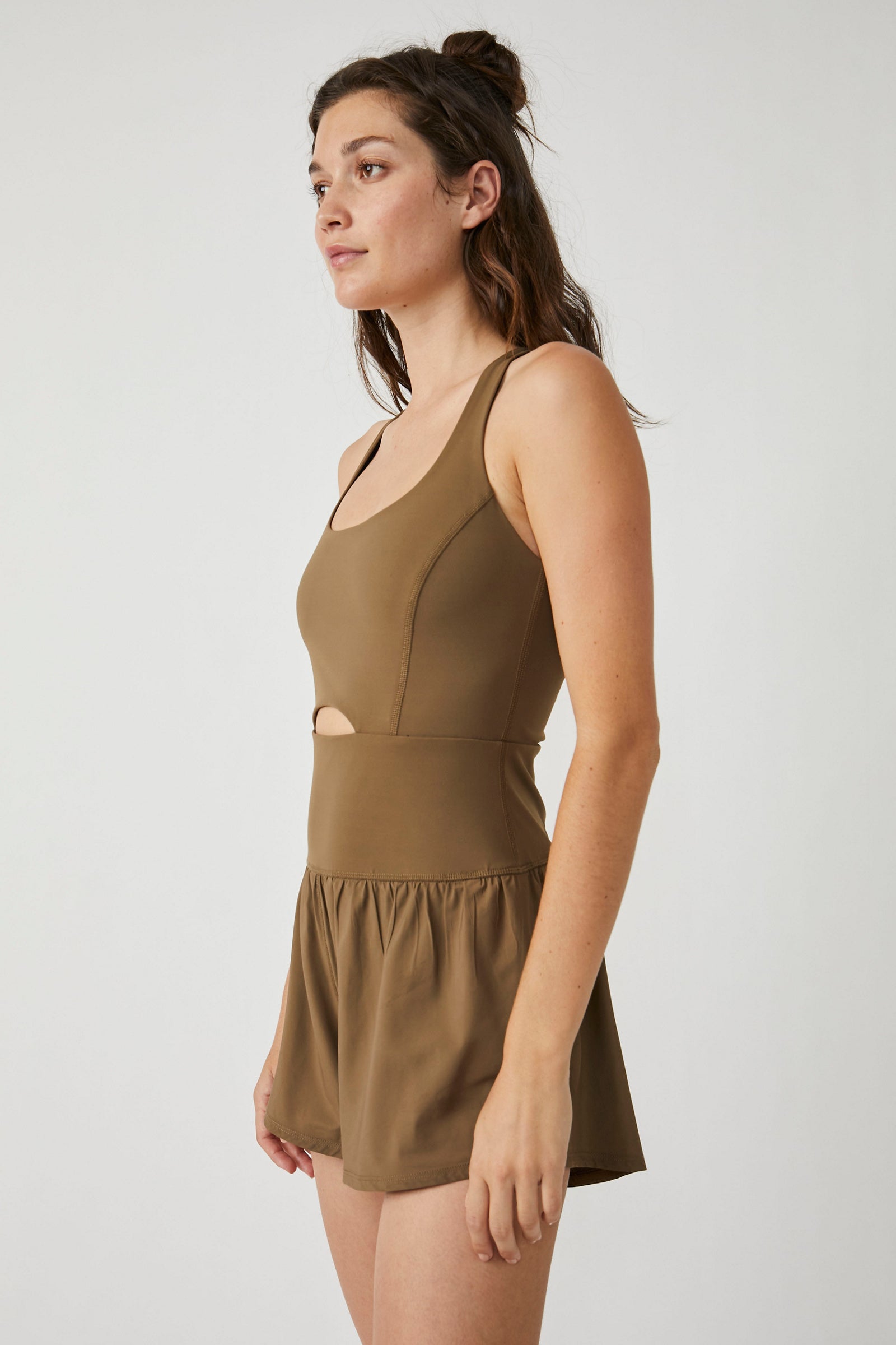 FREE PEOPLE MOVEMENT RIGHTEOUS RUNSIE - TEA LEAVES