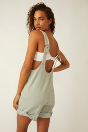 FREE PEOPLE HIGH ROLLER SHORTALL - STRIPES