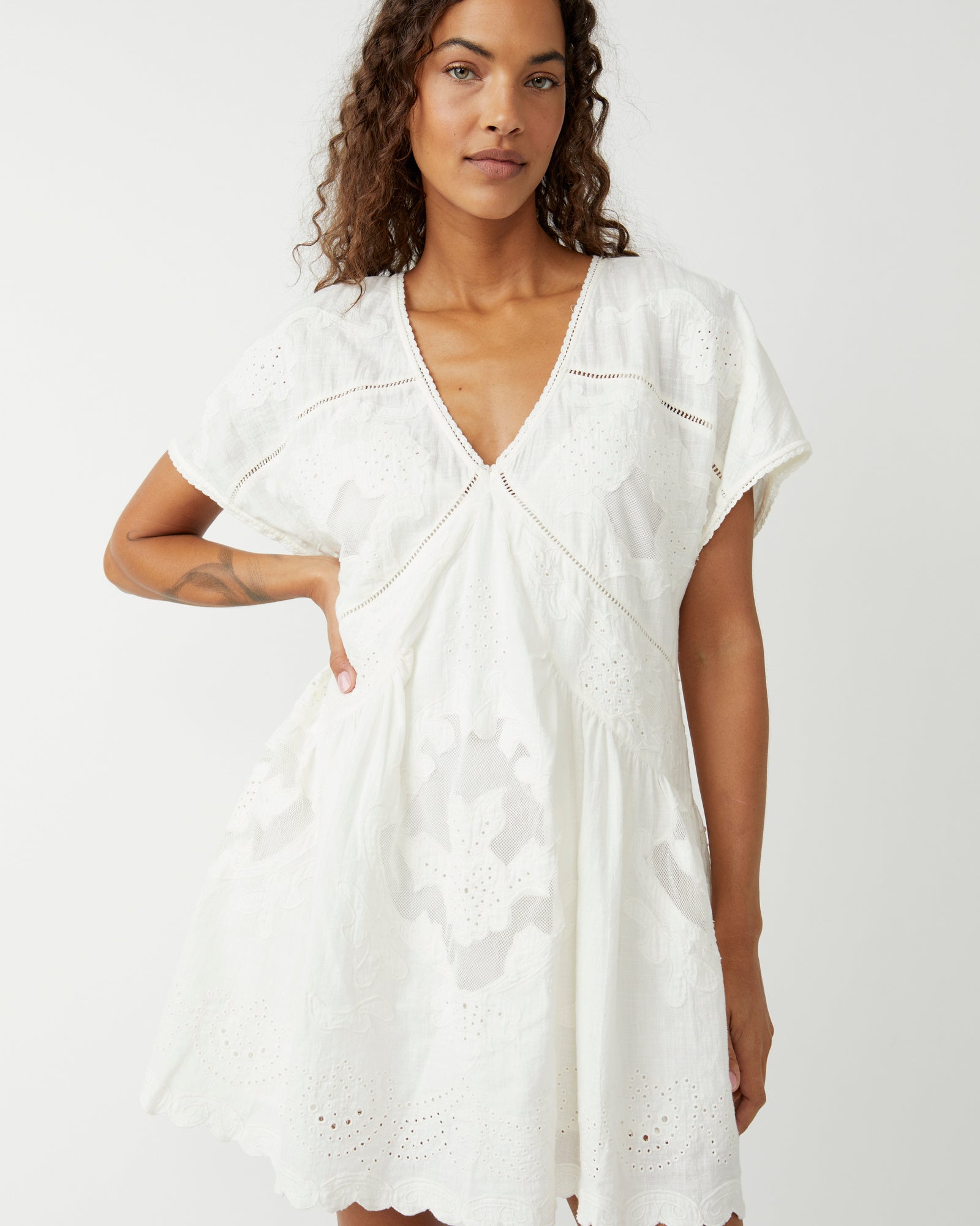 FREE PEOPLE SERENITY DRESS - IVORY