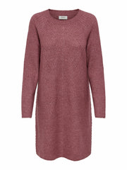 CAROL LS SWEATER DRESS - CRUSHED BERRY