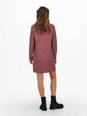 CAROL LS SWEATER DRESS - CRUSHED BERRY