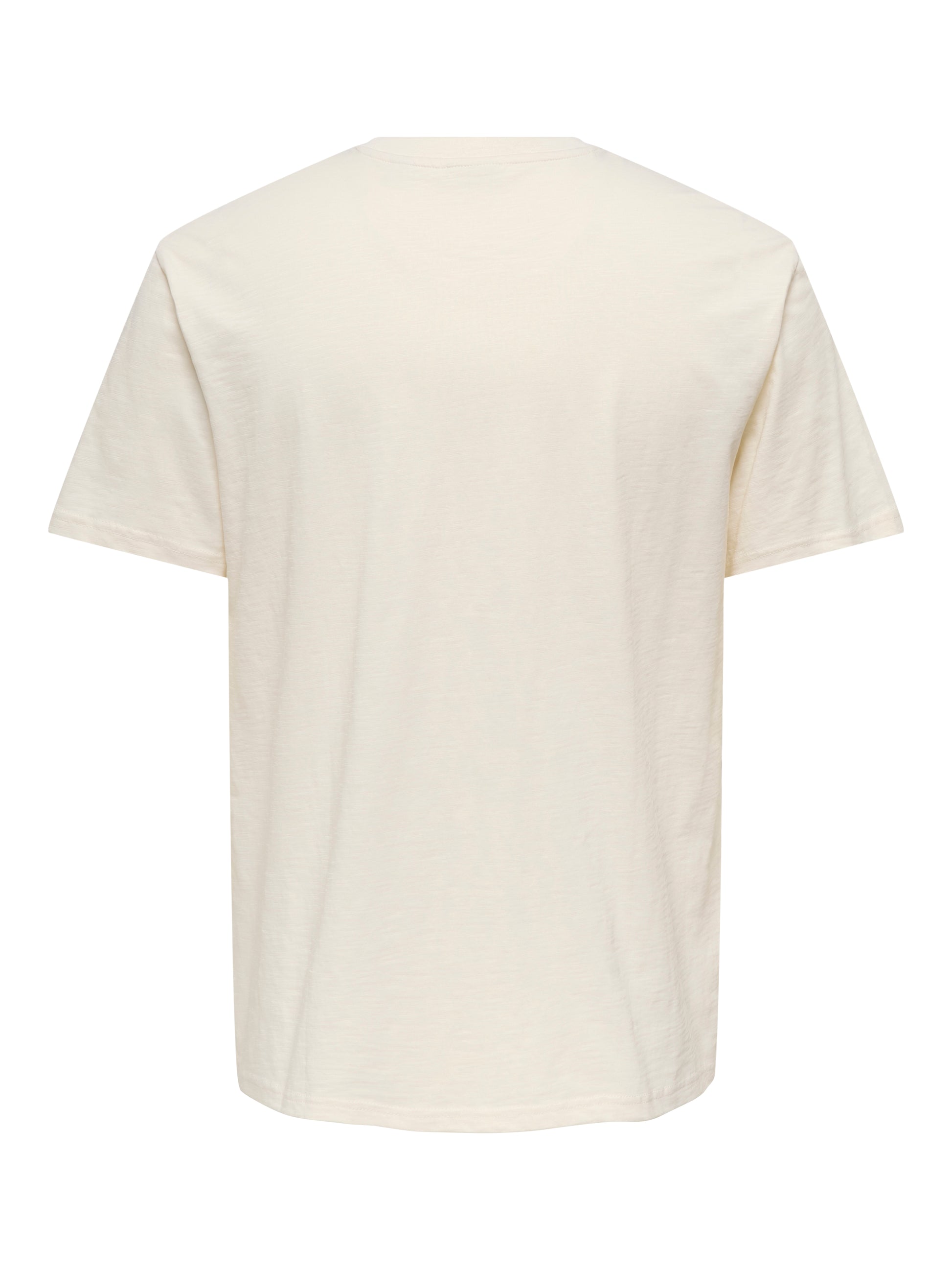 ONLY + SONS SPERRY POCKET TEE - EGRET