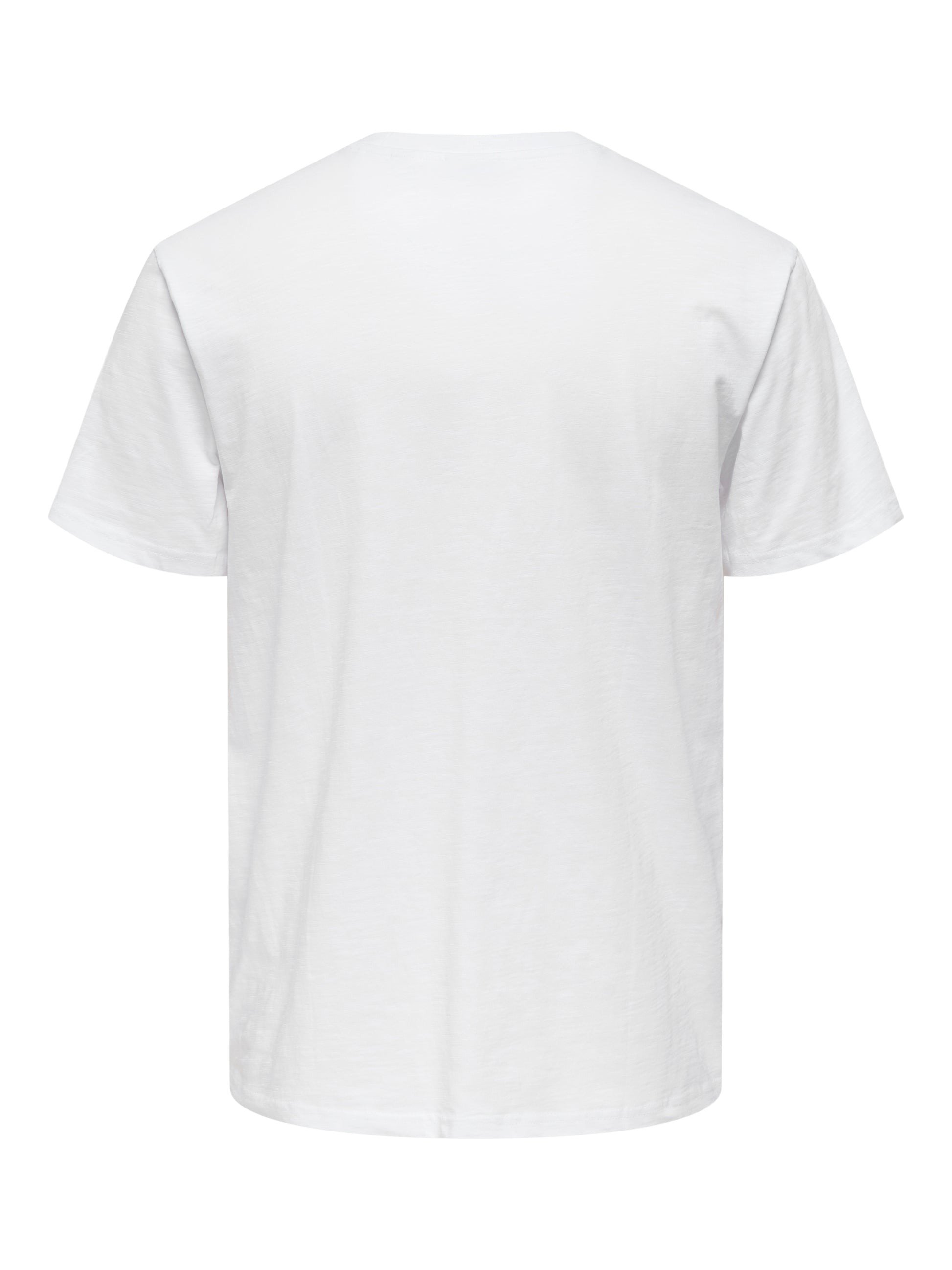 ONLY + SONS SPERRY POCKET TEE - BRIGHT WHITE