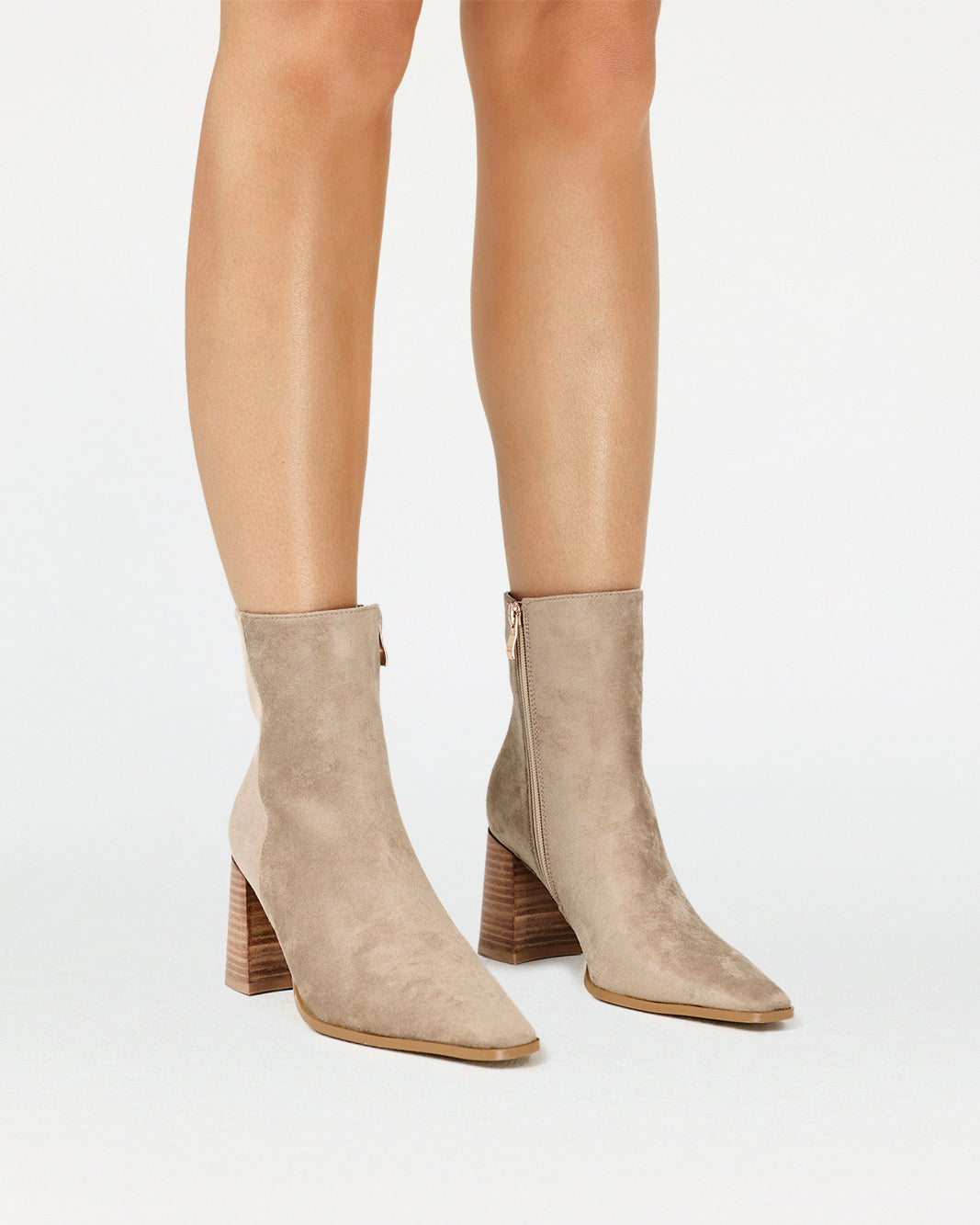 BILLINI OZI SHORT HEELED BOOT - DUNE SUEDE