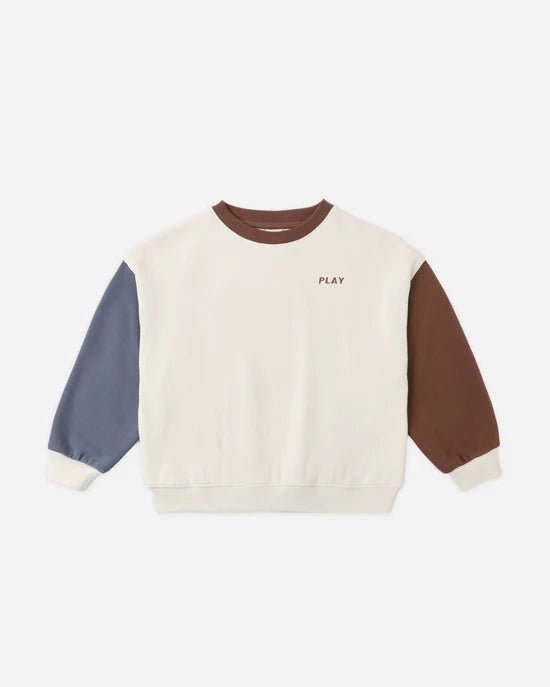 RYLEE + CRU RELAXED SWEATSHIRT - NATURAL