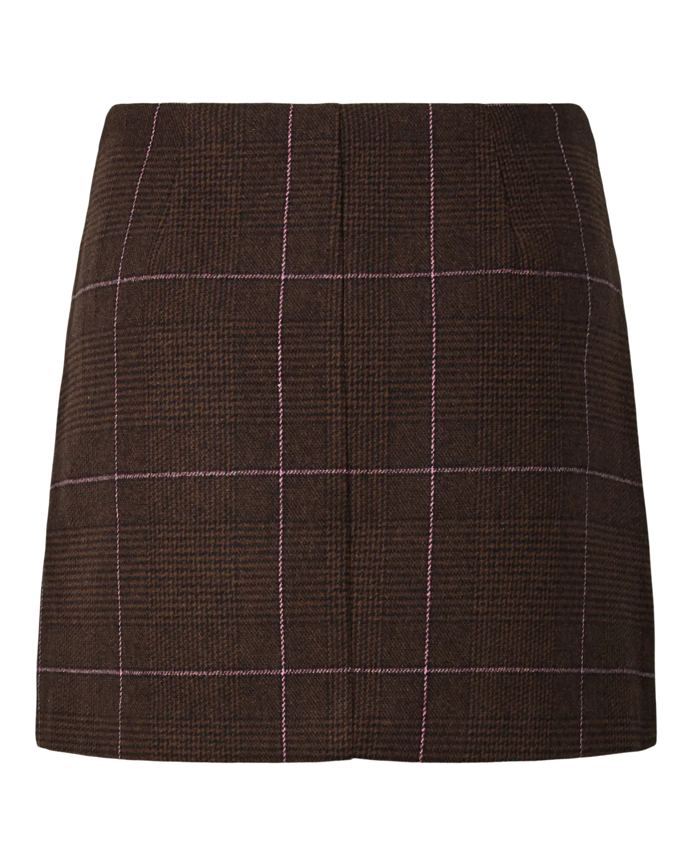 PC AMINA HW SKIRT - CHICORY COFFEE CHECK