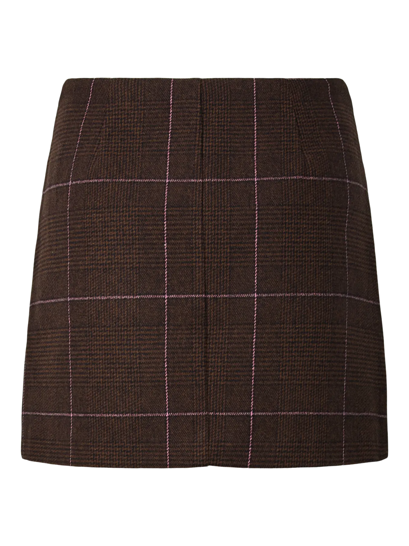 PC AMINA HW SKIRT - CHICORY COFFEE CHECK