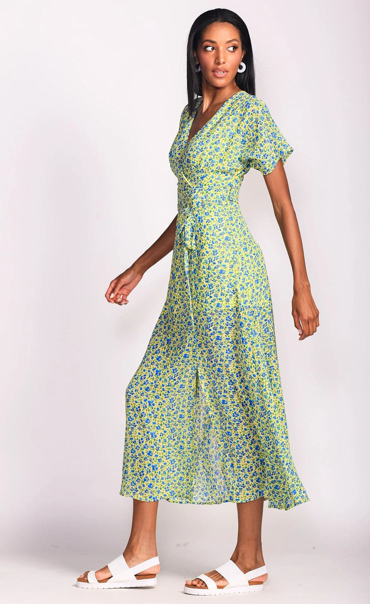 LISETTE PRINTED DRESS - GREEN