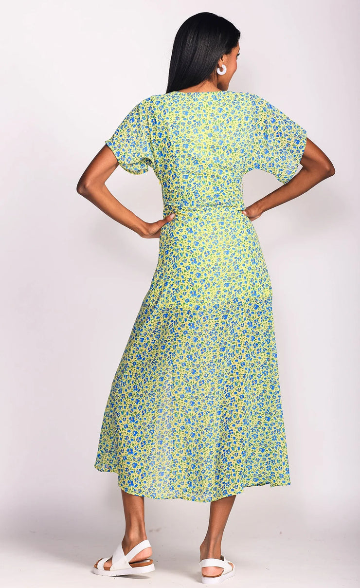 LISETTE PRINTED DRESS - GREEN