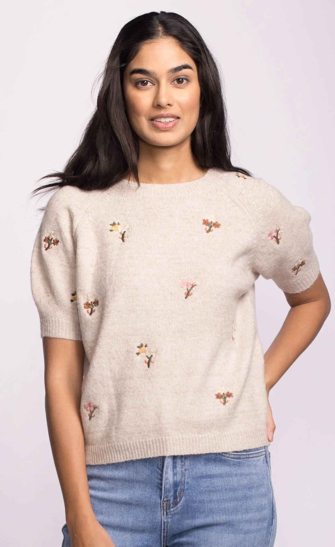 PINK MARTINI ALVA SWEATER - BEIGE