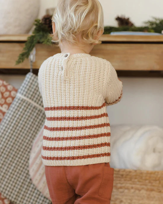 QUINCY MAE REX SWEATER - CRANBERRY