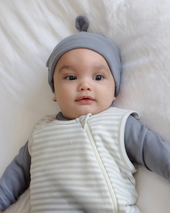 QUINCY MAE JERSEY SLEEP SACK - CLOUD STRIPE