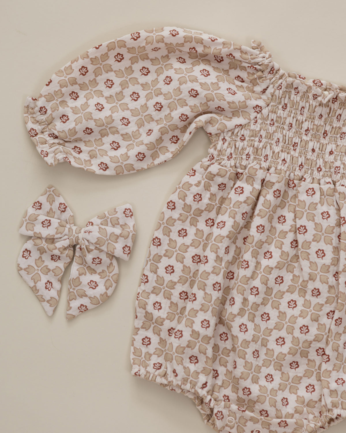 QUINCY MAE EDEN PRINTED ROMPER - WINTER ROSE