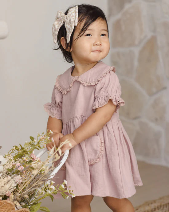 QUINCY MAE HAIR BOW - DAHLIA