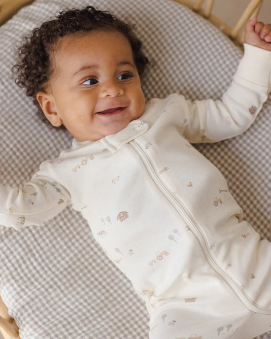 QUINCY MAE ZIP SLEEPER - FARM