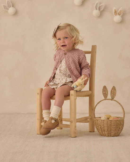 QUINCY MAE RUFFLED TULIP TOP + BLOOMER - DAHLIA
