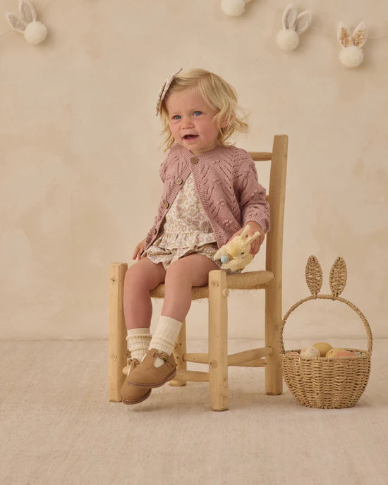 QUINCY MAE RUFFLED TULIP TOP + BLOOMER - DAHLIA
