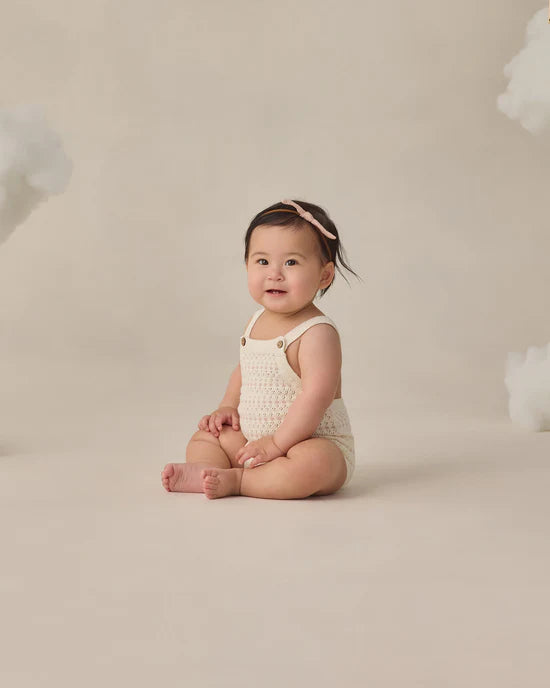 QUINCY MAE TATUM ROMPER - IVORY