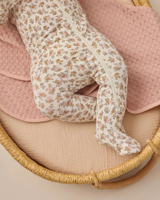 QUINCY MAE BAMBOO ZIP SLEEPER - WILDFLOWER