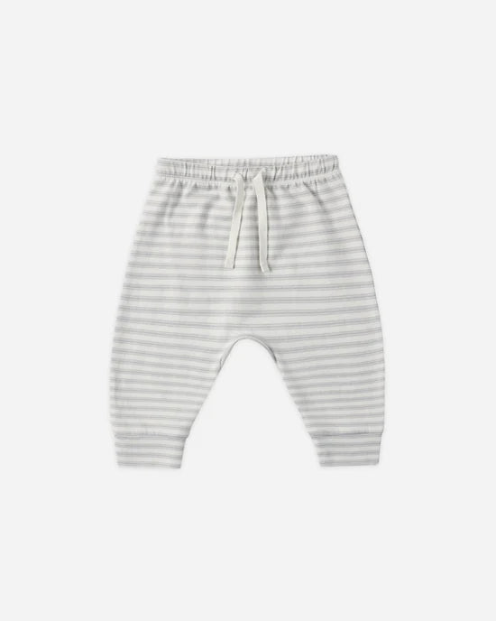 QUINCY MAE DRAWSTRING PANT - CLOUD STRIPE