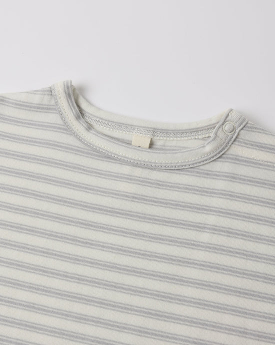 QUINCY MAE LONG SLEEVE TEE - CLOUD STRIPE