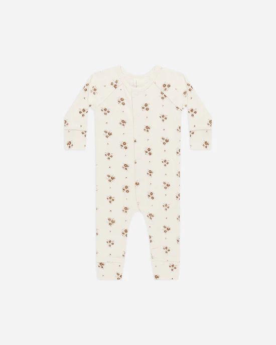 QUINCY MAE POINTELLE LONG JOHN SLEEPER - AUTUMN FLORAL