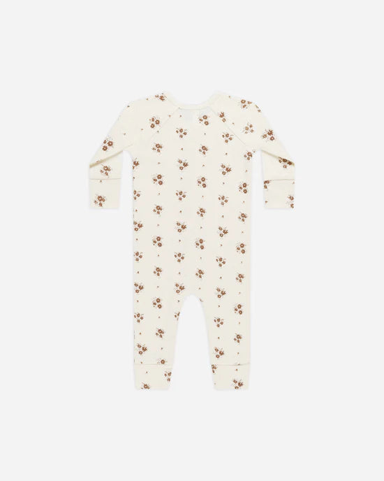 QUINCY MAE POINTELLE LONG JOHN SLEEPER - AUTUMN FLORAL