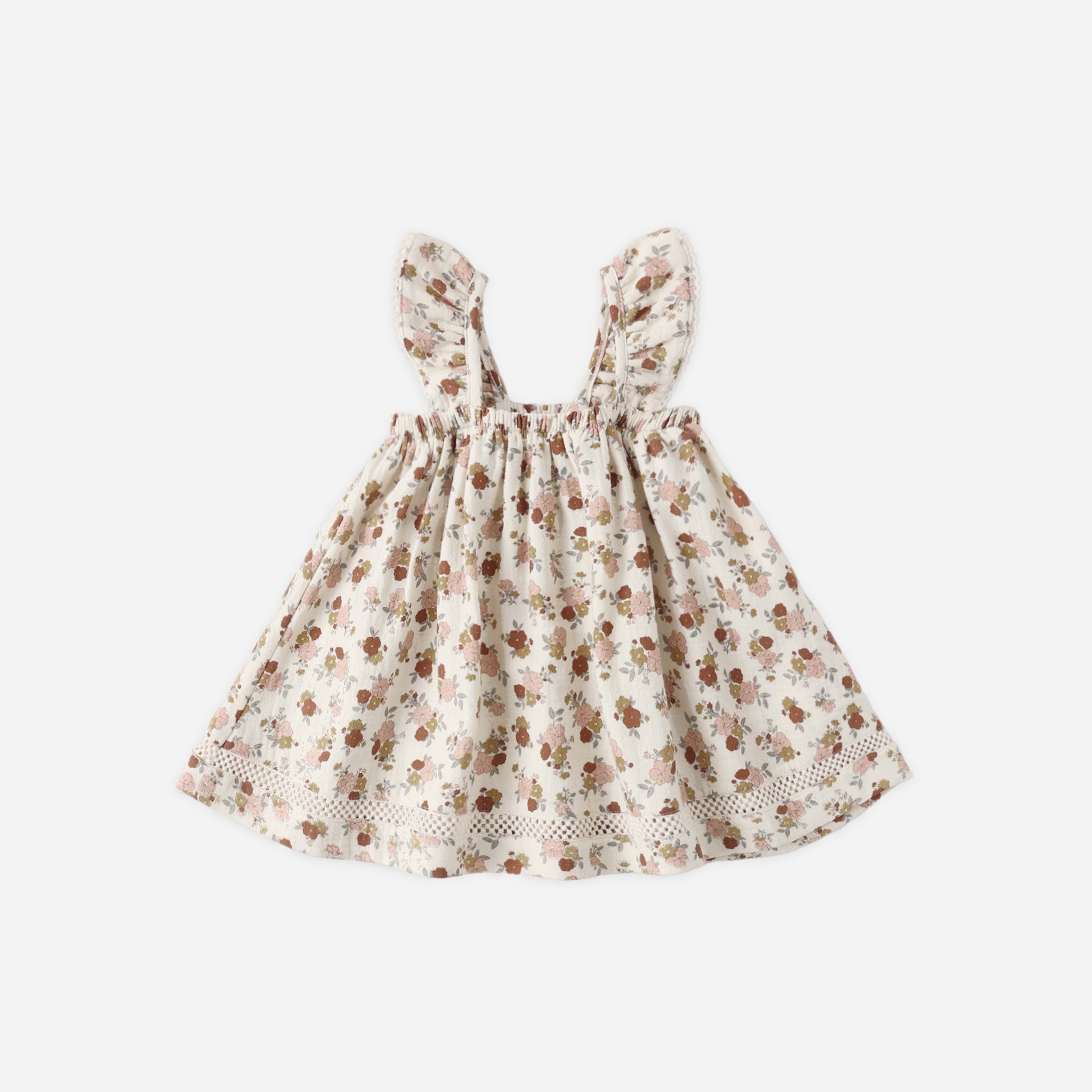 QUINCY MAE RUFFLE TANK DRESS - BLOOM