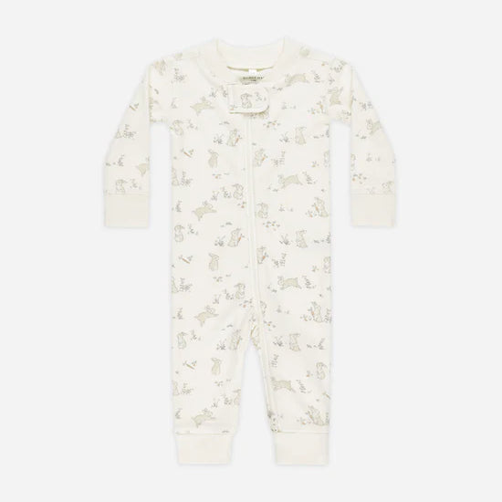 QUINCY MAE ZIP SLEEPER - BUNNIES