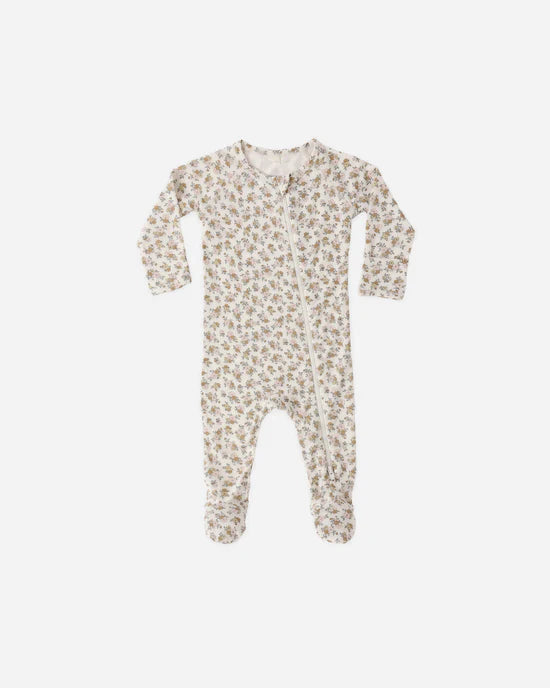 QUINCY MAE BAMBOO ZIP SLEEPER - WILDFLOWER