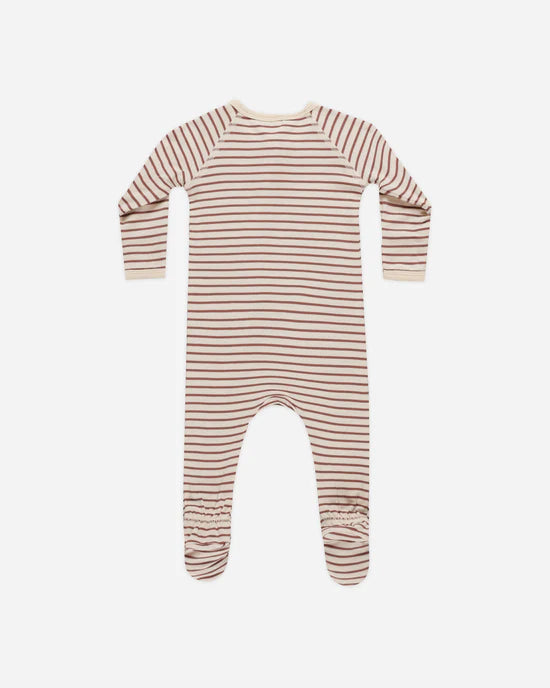 QUINCY MAE BAMBOO ZIP SLEEPER - CANDY STRIPE